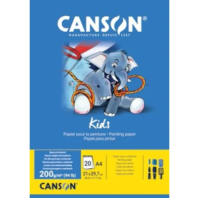 Obrázek Canson 400015588 Hobby, Malpapier, A4, weiß