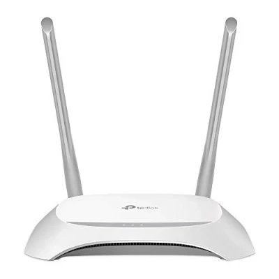 Obrázek TP Link WLAN router TL WR840N N300 (300Mbit/s (2,4 GHz), 4 x 10/100 Mbit/s LAN porty, IPv6, 2 externí antény, WPS, režim přístupového bodu), bílý/černý