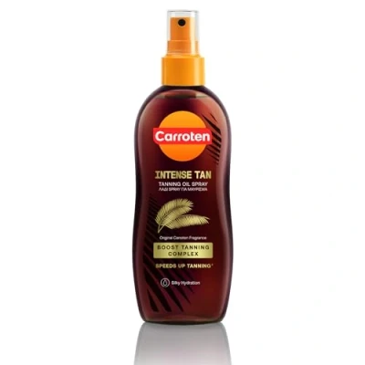 Obrázek Carroten Intenzivní Tanning Oil LSF 0, 150 ml urychlovač opalování s mrkví A kokosovými oleji Veganský opalovací olej vitamíny &amp; E