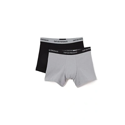 Obrázek Emporio Armani 2 PACK Sada spodního prádla, Muži, Velikost: Medium, Grey/black
