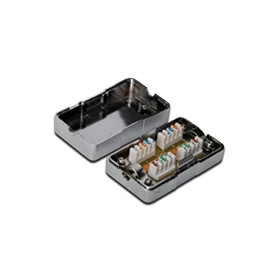 Obrázek DIGITUS DN 93903 LSA spojovací modul Cat 6 1 kus nádobí řezací svorka Cat6 AWG 22 až 26 pro ethernetové kabely, síťový kabel, instalační kabel stříbrný