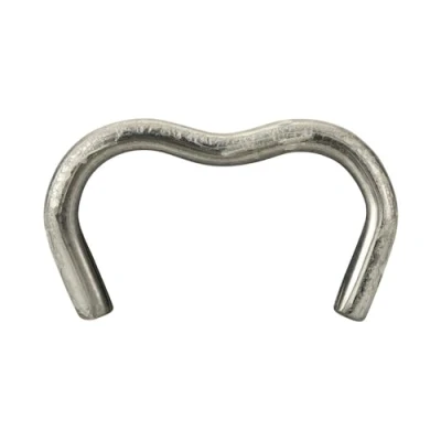 Obrázek SALKI Zaunklammern Ω20 Blister mit verzinkten Stahlklammern Omega 20, 2 mm Durchmesser, perfekt für Zaunklammern, enthält 1000 Stück