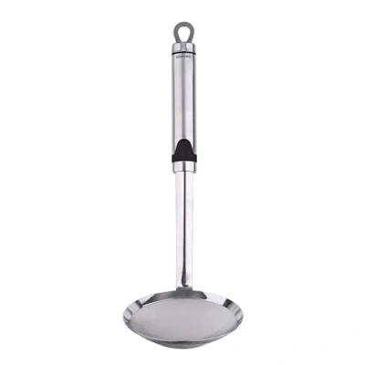 Obrázek BERGNER Gizmo Flachsieb, 29 cm aus rostfreiem Stahl gefertigt Griff mit farbigen Details spülmaschinenfest stoßfest handliche Größe