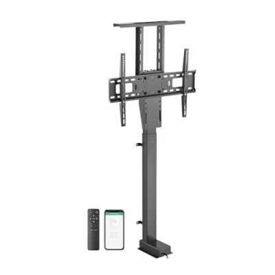 Obrázek Mywall Motorizovaný TV Lift HP63 2L k zabudování do nábytku, elektrický s ovládáním Smart Home přes aplikaci Tuya + rádiové dálkové ovládání, nábytek pro obrazovky 3780 palců,