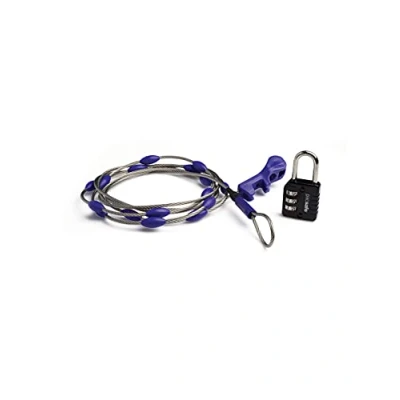 Obrázek Pacsafe Wrapsafe Adjustable Cable Lock, Stříbrná, Zámek na zavazadla