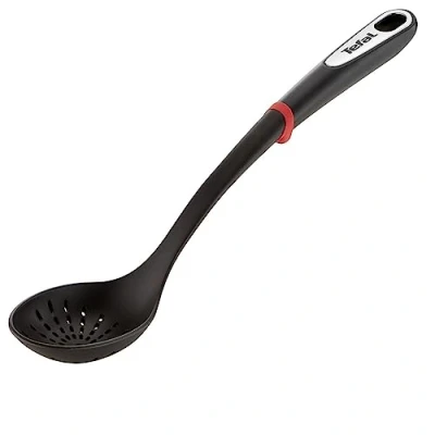 Obrázek Tefal Ingenio K20603 Gemüselöffel 40 x 9.2 7.36 cm Kunststoff Spülmaschinengeeignet Ideal zum schnellen Abtropfen und Servieren schwarz / rot