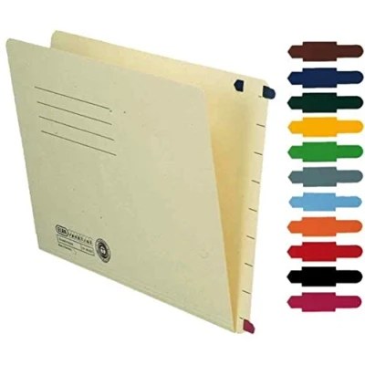 Obrázek Zásuvný signál Elba 100552018, PVC (pro drážky závěsných registratura), balení 100 ks, hnědý