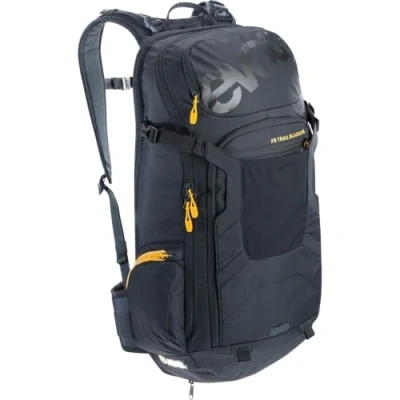 Obrázek EVOC FR TRAIL BLACKLINE 20l Protektor Batoh Backpack pro cyklistické výlety a stezky (LITESHIELD Chránič zad Certifikát TÜV/GS, ergonomický systém LITESHIELD AIR), černý