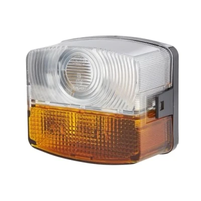 Obrázek HELLA Směrové světlo halogen 12V / 24V nástavba/šroubové připojení zástrčka: Plochá zástrčka pravá množství: 1 2BE 003 182 101