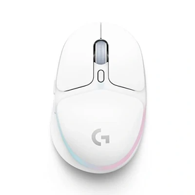 Obrázek Logitech G 705 bezdrátová herní myš, přizpůsobitelné RGB podsvícení LIGHTSYNC, bezdrátové spojení přes Lightspeed a Bluetooth, lehké, PC/Mac/Laptop bílá