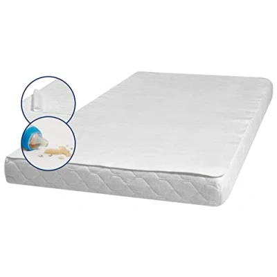 Obrázek Playshoes 770211 moltonová ložní vložka dětská postel vodotěsná a prodyšná, Öko Tex Standard 100, 50 x 70 cm, bílá