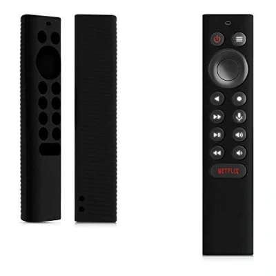 Obrázek kwmobile pouzdro dálkové ovládání kompatibilní s Nvidia Shield TV pro/4K HDR silikonové pro příslušenství v černé barvě