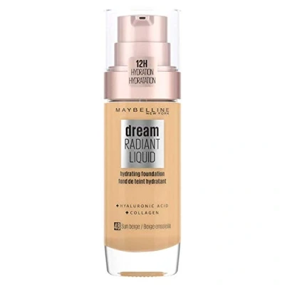 Obrázek Maybelline New York Make up, Dream Radiant Liquid tekutý podklad, č. 48 Sun béžová, 30 ml