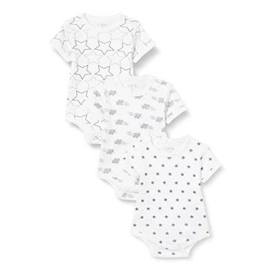 Obrázek Care Unisex Baby Bodysuit (balení 3 ks), bílá (100)