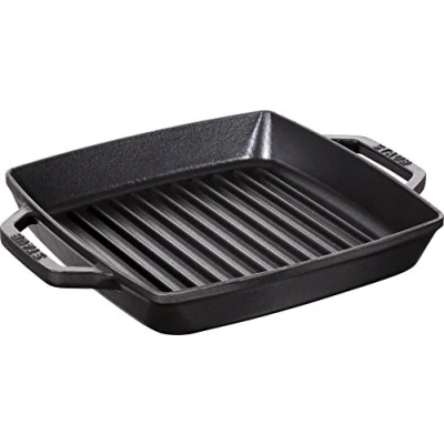 Obrázek Staub 40511 728 0 Gril, obdélníkový se dvěma držadly, 23 x cm, litina, černá