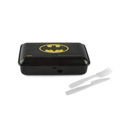 Obrázek Excelsa Supereroi Batman Lunchbox, Kunststoff, Schwarz, 22 x 13 cm