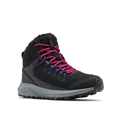 Obrázek Columbia Dámská turistická obuv, TRAILSTORM MID WATERPROOF s OMNI HEAT, Černá Black X Red cibule