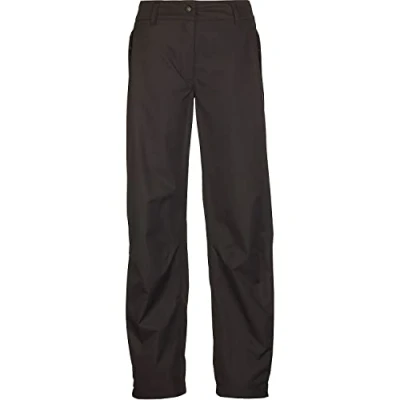 Obrázek Killtec Damen Regenhose Asira, Überziehhose mit durchgehendem Reissverschluss, regenfeste Hose atmungsaktiv und winddicht, schwarz, 44