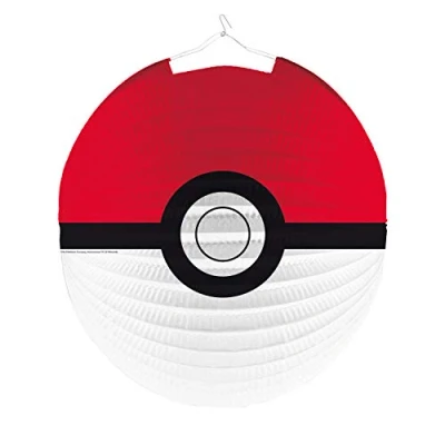 Obrázek amscan lucerna Pokeball červená