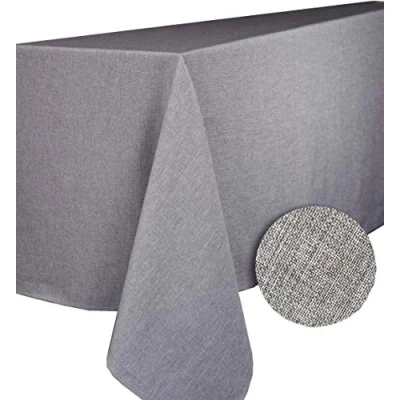 Obrázek CALITEX Rechteckige Tischdecke, Polyester, grau, 250 x 150 cm