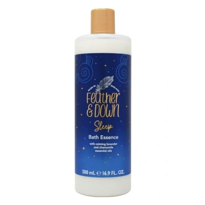 Obrázek Feather &amp; Down Koupel Eesesz Sweet Dream (500ml) s uklidňujícími éterickými oleji z levandule a heřmánku. Přispívá k přípravě na klidný noční klid.