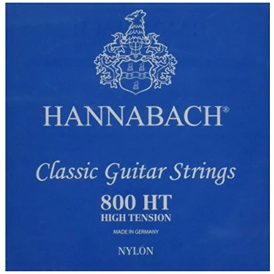 Obrázek Hannabach struny klasické kytary série 800 Super Low Tension postříbřené E1, 8001SLT, pro kytaru (postříbřený měděný drát, nízké napětí, koncertní ke vstupu)