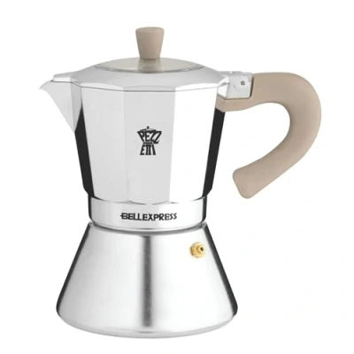 Obrázek Pezzetti BellExpress Espressokocher aus Aluminium, für 6 Tassen Zentimeter grau