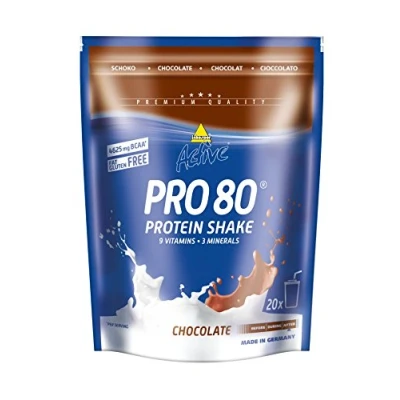 Obrázek inkospor Active Pro 80 Protein Shake, Chocolate, 500 g Bag