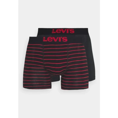 Obrázek Levi&#039;s Vintage Stripe Boxer 2 PACK Úzké boxerky, Muži, Velikost: XL, Red/black