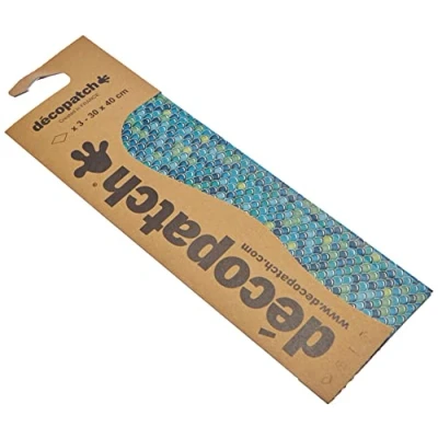 Obrázek Decopatch Papír č. 729 (tyrkysová kůlna, 395 x 298 mm) balení 3 ks
