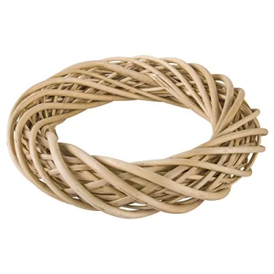 Obrázek Rayher Hobby 65018000 vrbový věnec loupaný, cca 30 cm ø, výška 7 cm, adventní věnec, na dveře, přírodní kruh, z vrby