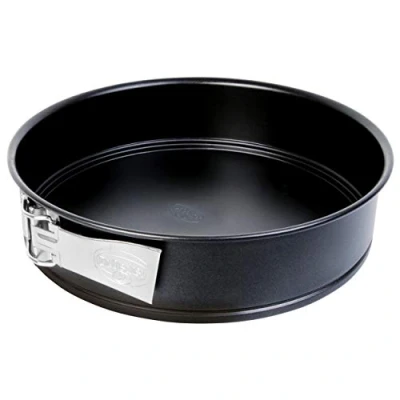 Obrázek Dr. Oetker pečicí forma Ø 24 cm, koláčová s plochým dnem, kulatá z oceli nepřilnavým povrchem (barva: černá), množství: 1 kus