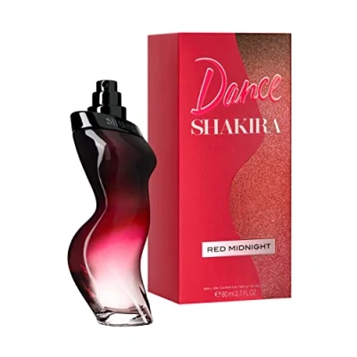 Obrázek Shakira Perfumes Dance Red Midnight by pro dámy Dlouhotrvající sexy, elegantní a ženská vůně sladké silné tóny ideální den 80 ml