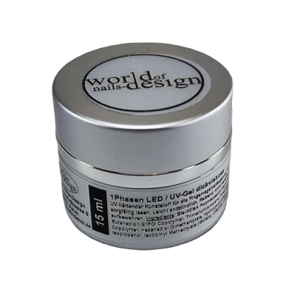 Obrázek World of Nails Design Premium 1fázový gel viskóza s UV protektorem 15 ml