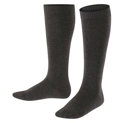 Obrázek FALKE Unisex dětské podkolenky, Šedá (Anthracite Melange 3080).