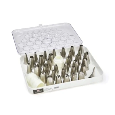 Obrázek de Buyer Set aus 35 Tüllen Edelstahl 2114.10, Silber