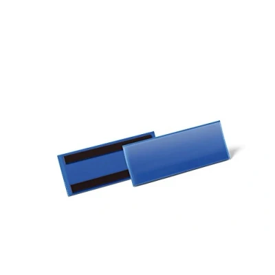 Obrázek Durable Magnetická taška na etikety, pro etikety 1/2 A5 šířku (210 x 74 mm), balení à 50 kusů, tmavě modrá, 175707