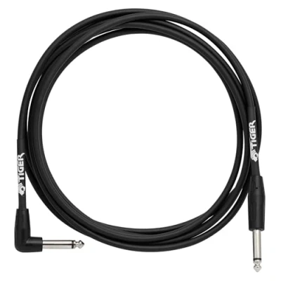 Obrázek Tiger Music GAC42 3m kytarový kabel úhlový jack