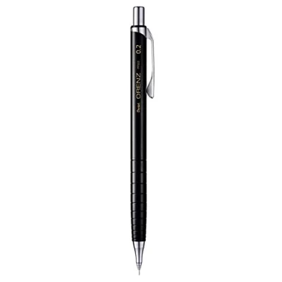 Obrázek Pentel XPP502 AX ORENZ mechanická tužka s inovativním vedením náplní, 0,2 mm, na blistrové kartě, černá 1 kus (1 ks v balení)