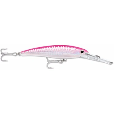 Obrázek Rapala Rybářská návnada X Rap Magnum Rybářské příslušenství s velkou ponornou lopatou slaná voda spřádací hloubka běhu 9 m rybí 16 cm, 72 g vyrobeno v Estonsku Gold Green Mackerel