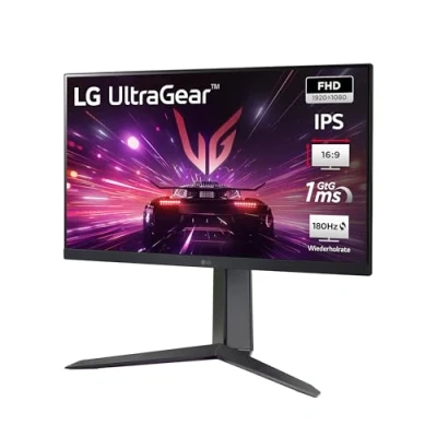 Obrázek LG Electronics 24GS65F B.AEU Ultragear™ FHD Gaming IPS monitor 24&quot; (60,47 cm), 1920 x 1080, 16:9, 1ms GtG, 180 Hz, HDR10, NVIDIA G Sync™, AMD FreeSync™ černý
