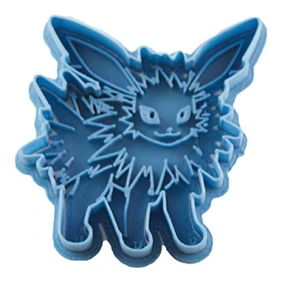 Obrázek Cuticuter Jolteon Pokémon Keksausstecher, Kunststoff, Blau, 8 x 7 1,5 cm