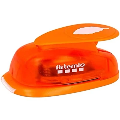 Obrázek Artemio 2,5 cm Big Leaf HEBEL Punch, orange