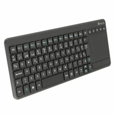 Obrázek NGS Bezdrátová klávesnice TV Warrior 2,4 GHz s touchpadem a multimediálními tlačítky pro přístroje Smart TV, notebooky nebo videokonzole (QWERTY, španělština)