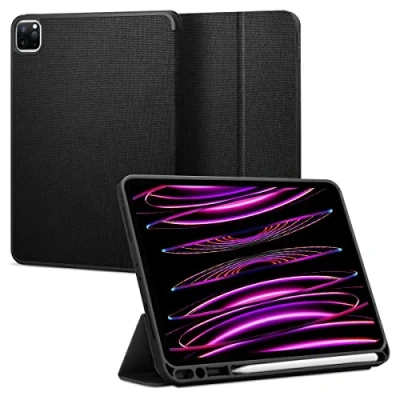 Obrázek Spigen Urban Fit pouzdro kompatibilní s iPad Pro 12. 9&quot; generace 6 2022 5 2021 Apple Pencil (2. gen) držákem černé