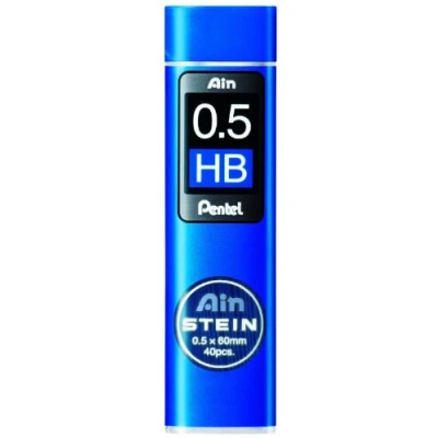 Obrázek Pentel Ain STEIN C275 jemné tuhy, 40 náplní v plechovce, 0,5 mm, stupeň tvrdosti HB (1 dóza)