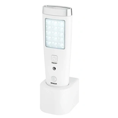 Obrázek TFA Dostmann Multifunkční bezpečnostní lampa Lumatic Guard LED lampa, černá/stříbrná, D 86 x Š 59 V 190 mm