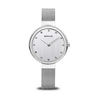 Obrázek BERING Dámské hodinky Quarz Movement Classic Collection s ušlechtilou ocelí a safírovým sklem, stříbrná, Náramek
