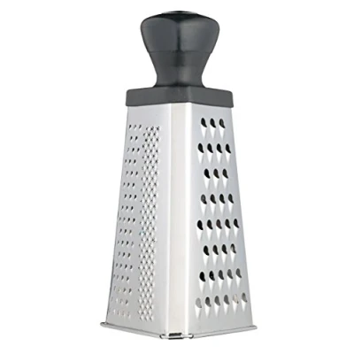 Obrázek KitchenCraft Kastenreibe mit Pyramidendesign, Edelstahl, 20 cm