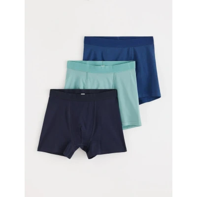 Obrázek Lindex 3PACK Boxerky pro děti, Velikost: 158/164, Dusty green